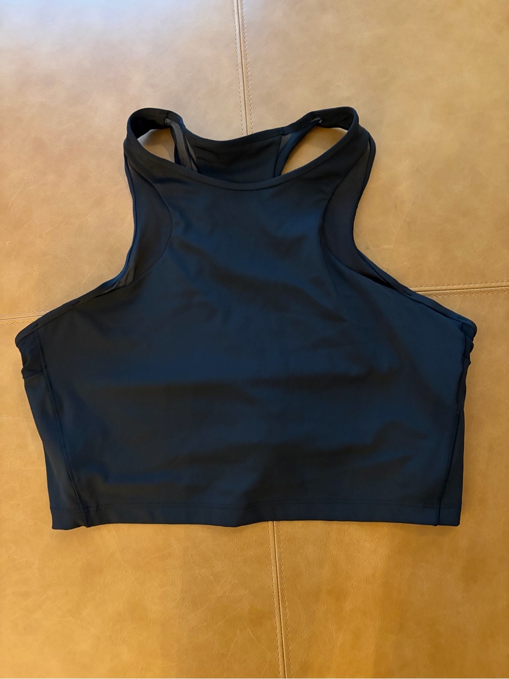 Athleta Women's High Neck Athletic Sports Bra/ Crop Top - Black